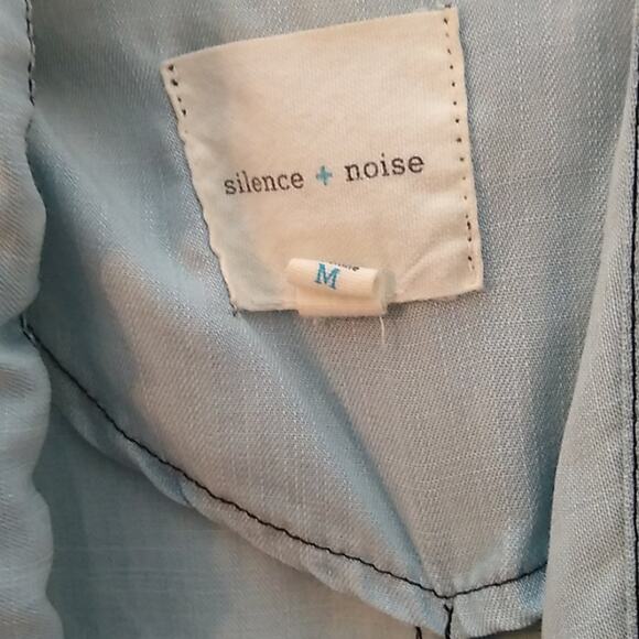 Silence + noise lightweight blue jacket. Size M - Picture 2 of 8
